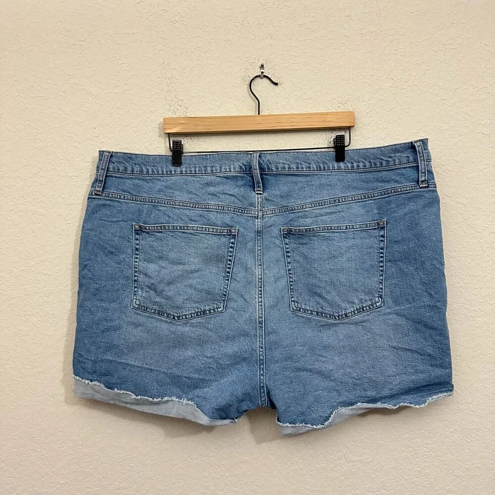 J. CREW High-Rise Denim Shorts in Tea Time Wash #AV425